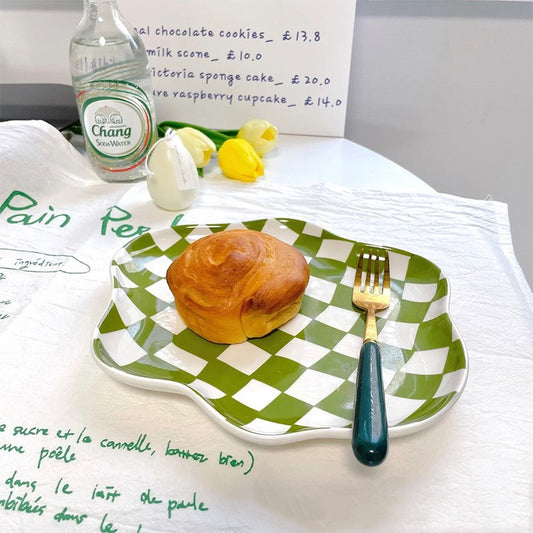 Sara Checkerboard Plate